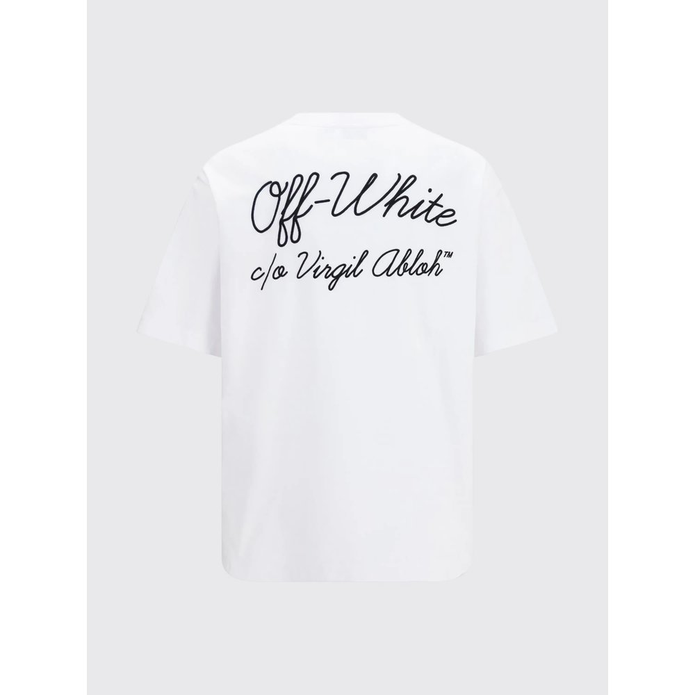 Хлопковая футболка Off-White с короткими рукавами и принтом логотипа Arrow 3