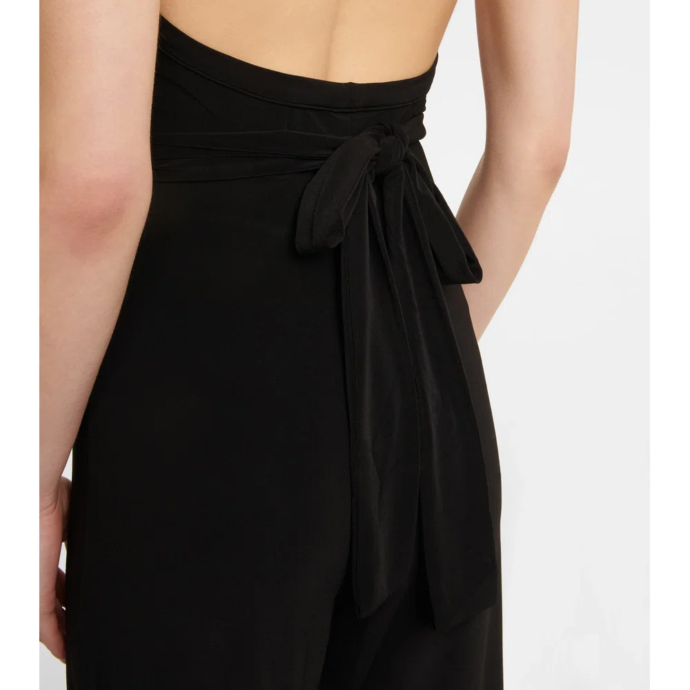 Halterneck jersey jumpsuit 5