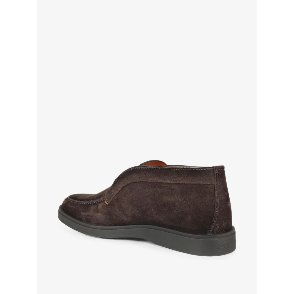 Дезерт-буты Santoni Dragon из замши теленка 3