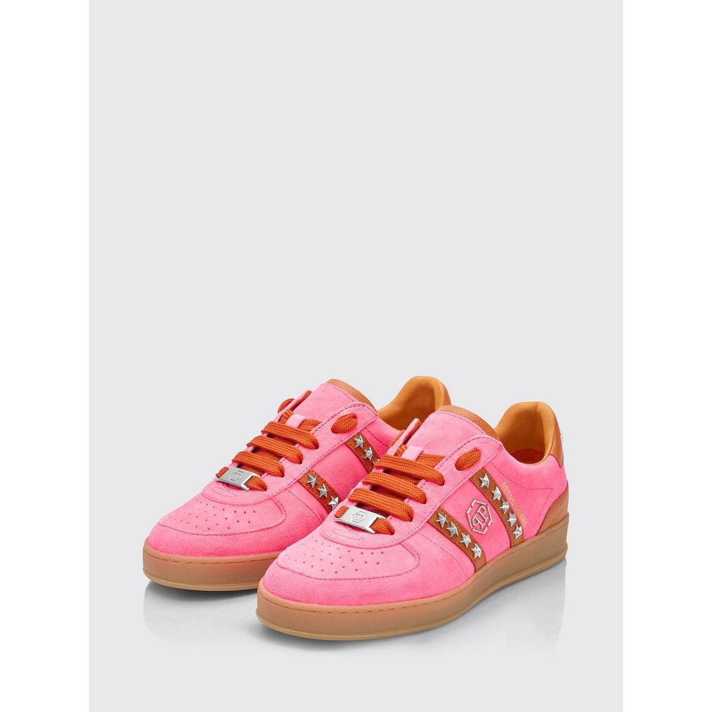 Кроссовки Retro Rebel из замши с аппликацией из звезд Philipp Plein 2