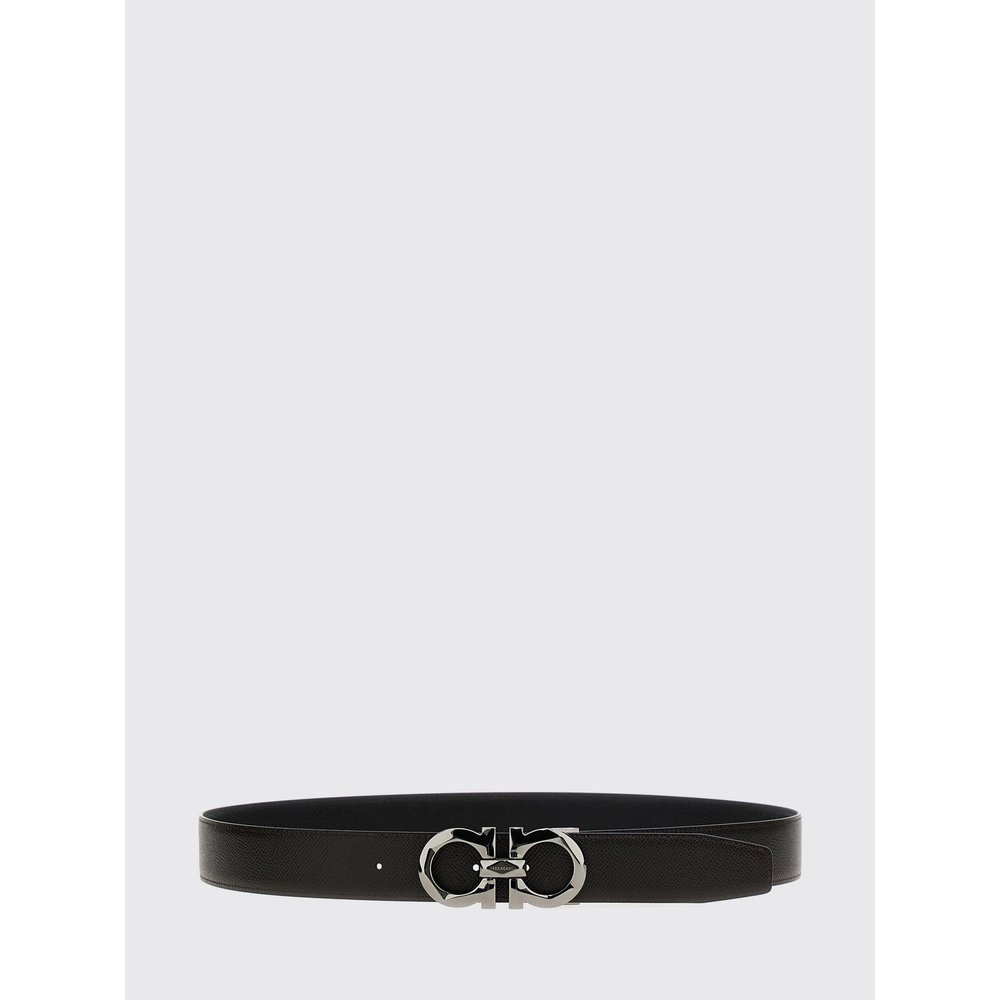 Ремень Gancini из зернистой телячьей кожи Ferragamo 2