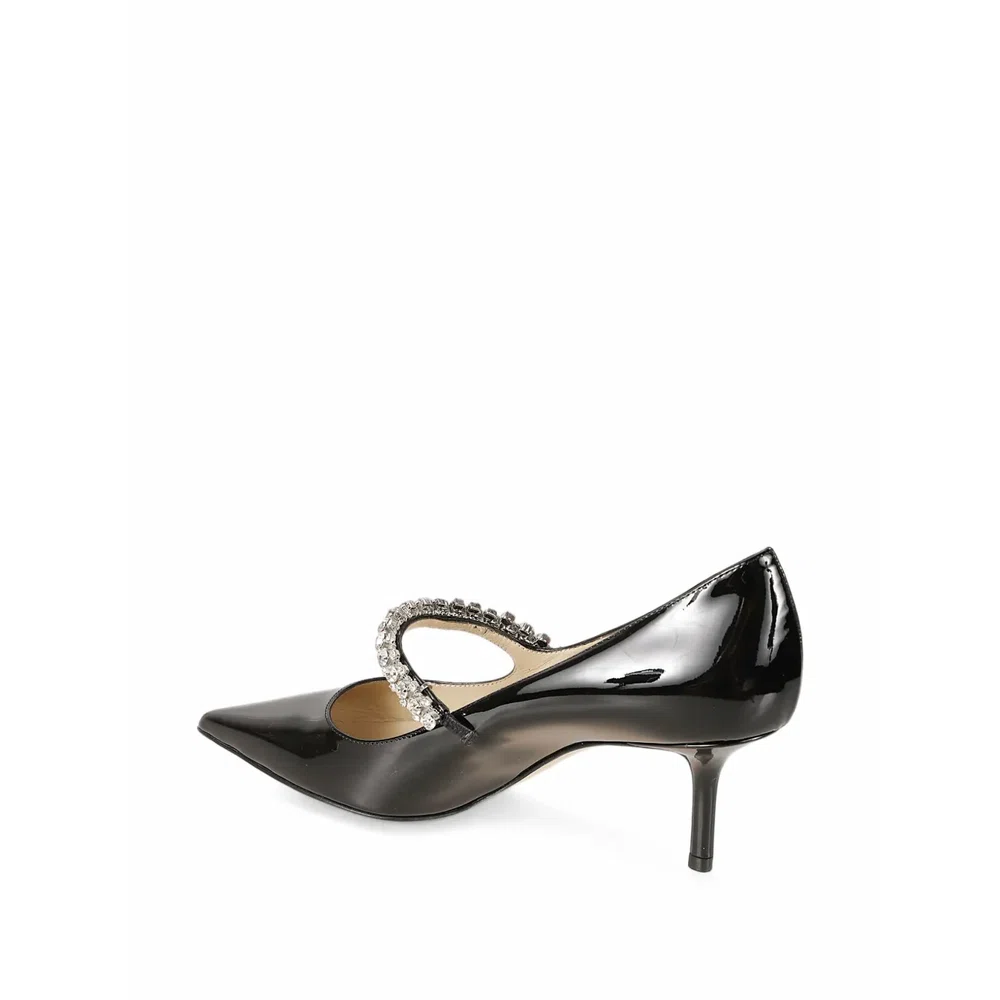Туфли-лодочки Jimmy Choo Bing из кожи, украшенные кристаллами 3