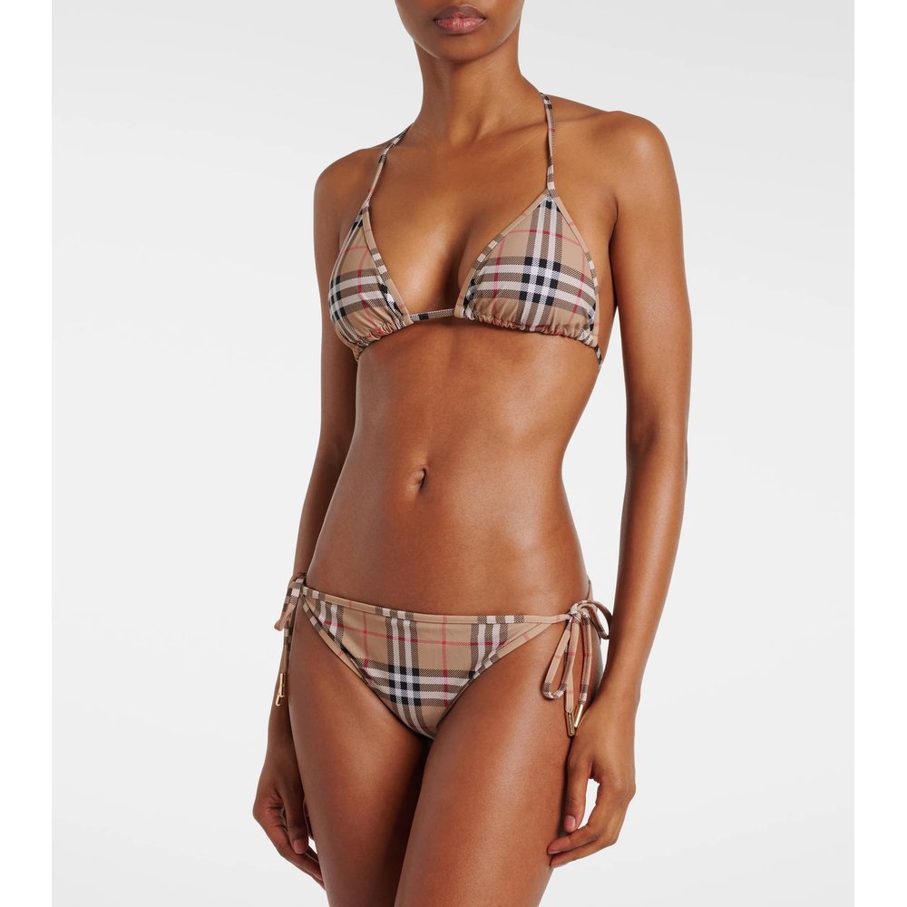Burberry Check triangle bikini 2