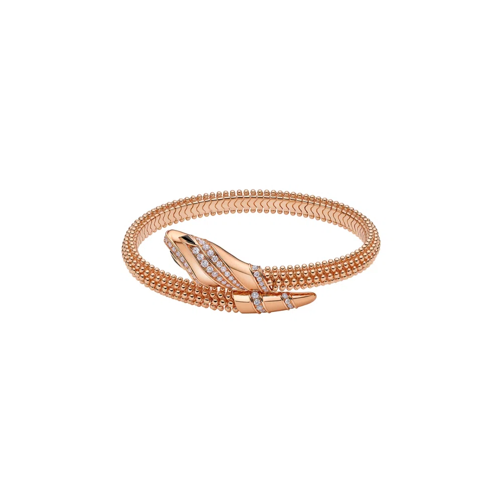 Браслет Serpenti Pallini из розового золота, бриллиантов и глаз из оникса - BR859857 2