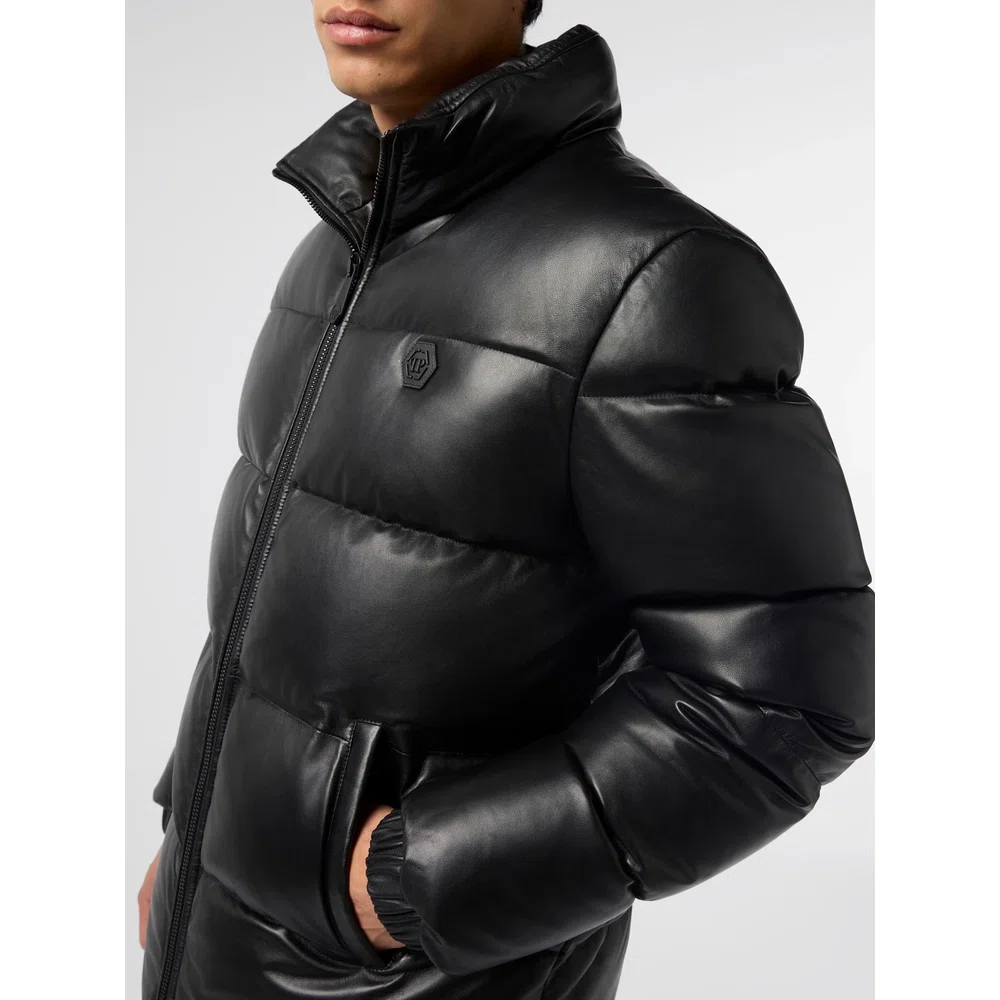 Пуховик из овечьей кожи Philipp Plein 4