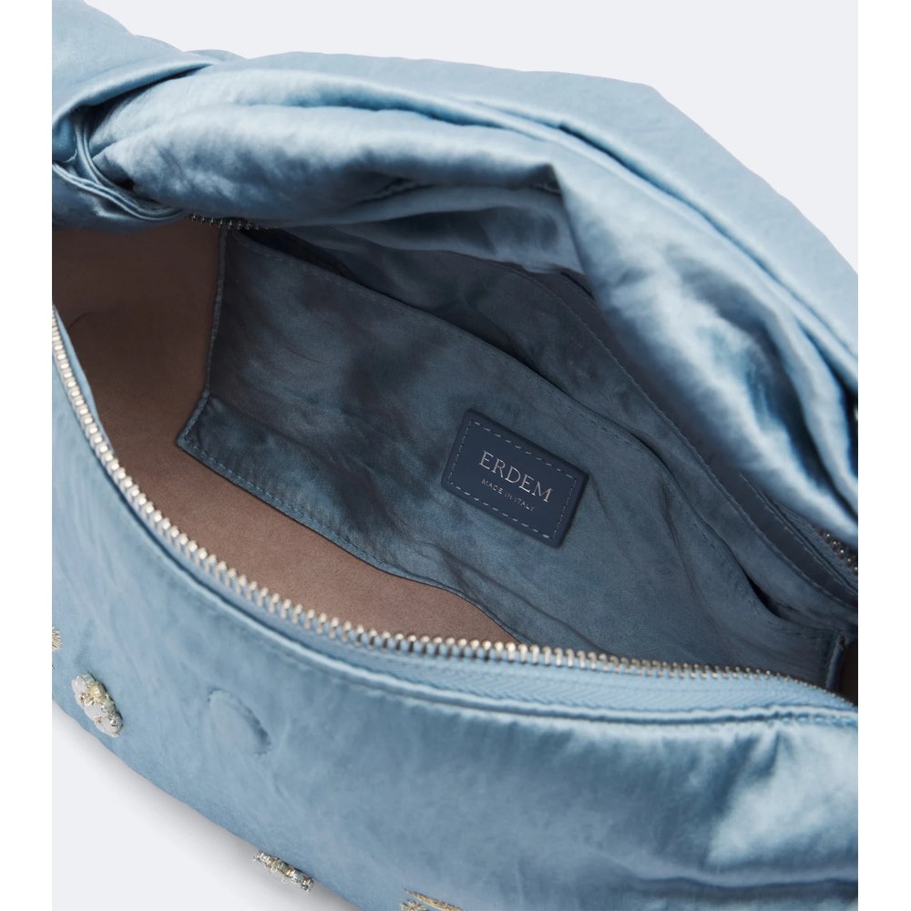 Bloom E/W satin top-handle bag 3