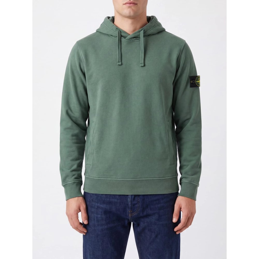 Худи Stone Island из хлопка с нашивкой-логотипом Compass 1