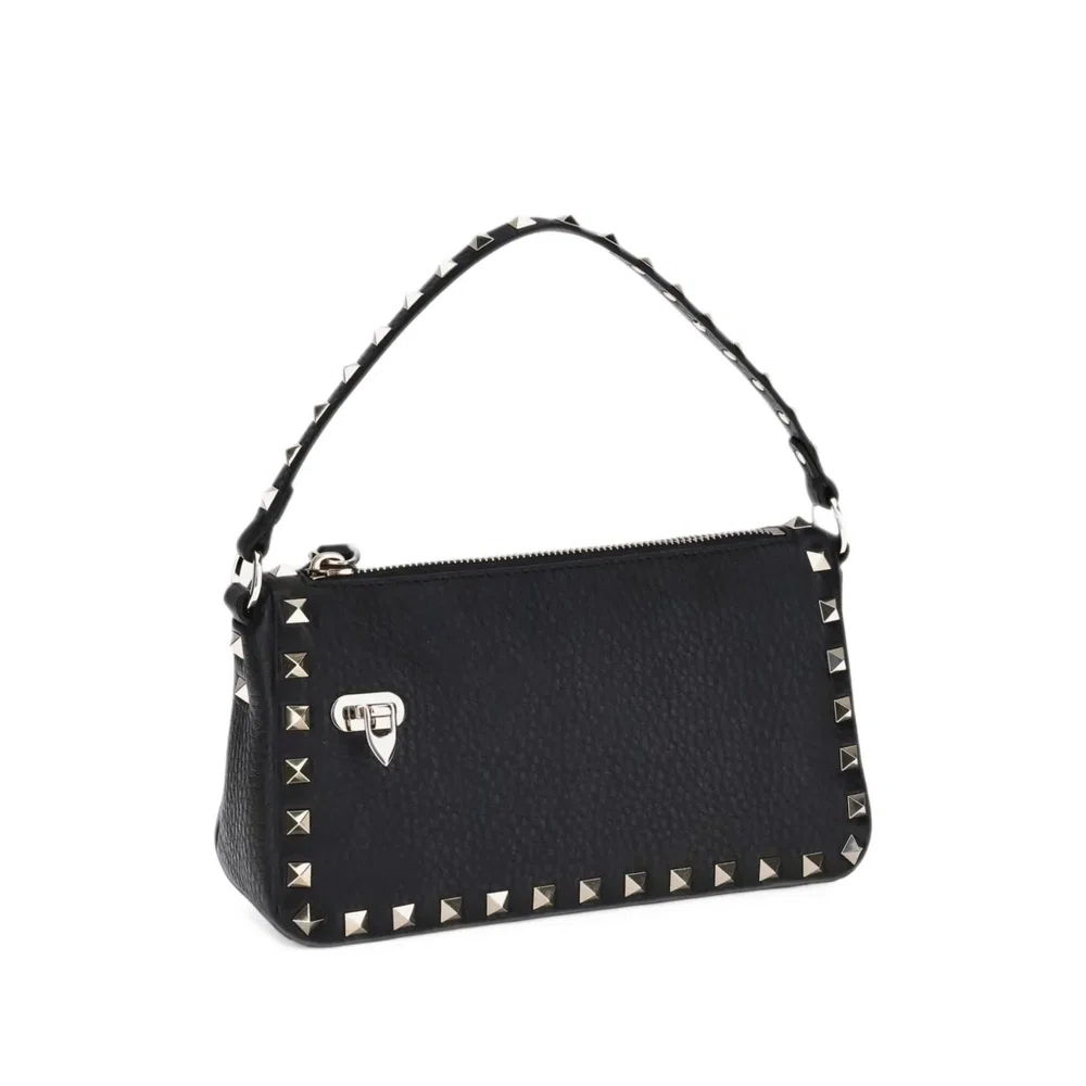 сумка на плечо Rockstud из зернистой кожи 3