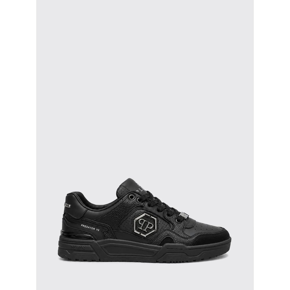 Низкие кожаные кроссовки Philipp Plein Predator V2 с логотипом Hexagon 1