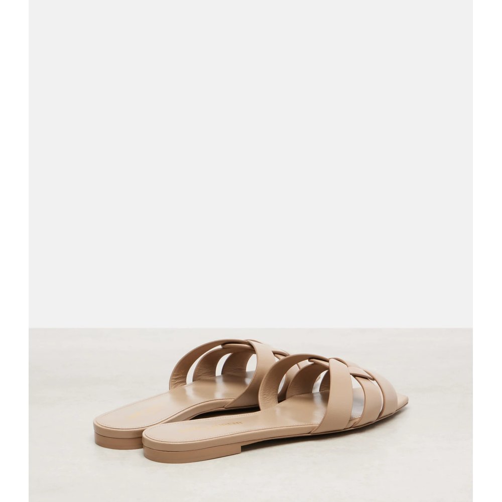 Кожаные сандалии Saint Laurent Tribute Nu Pieds 05 2