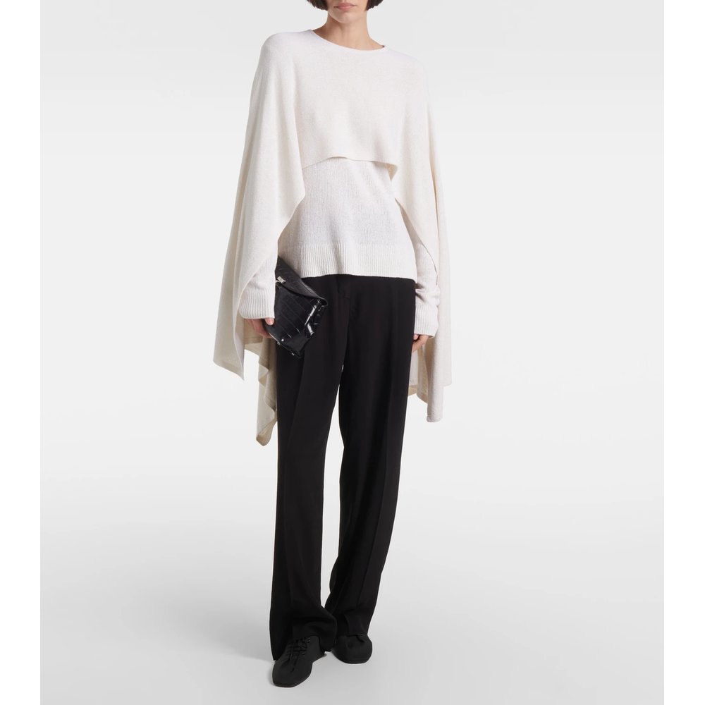 Knitted silk cape 2