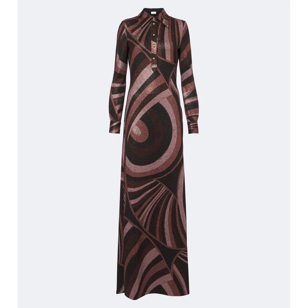 Трикотажное платье Iride Lurex® 1
