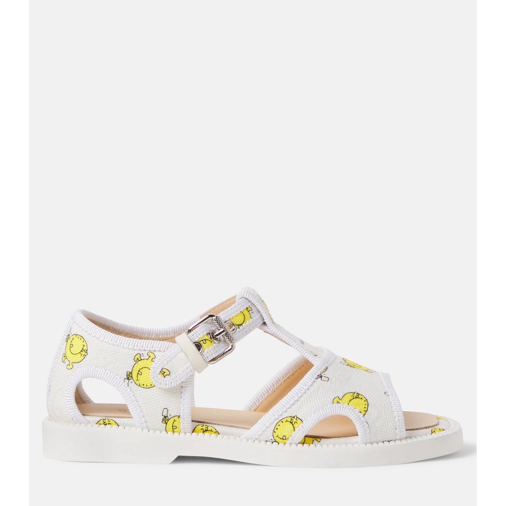 Сандалии из холста GG от Gucci Kids x Mr. Men Little Miss 4