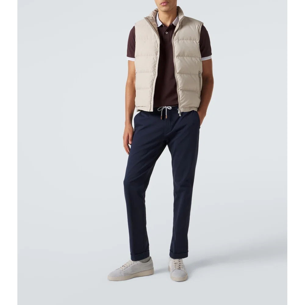 Брюки Cotton-blend slim 2