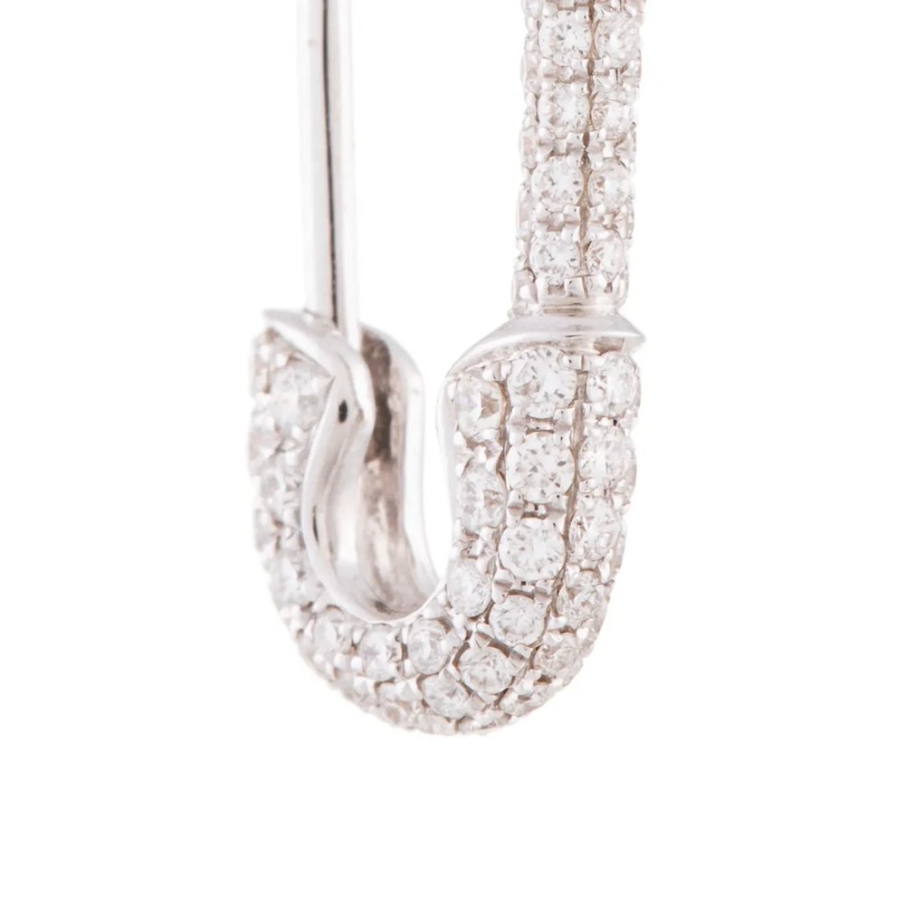 Safety Pin Diamond earring 3