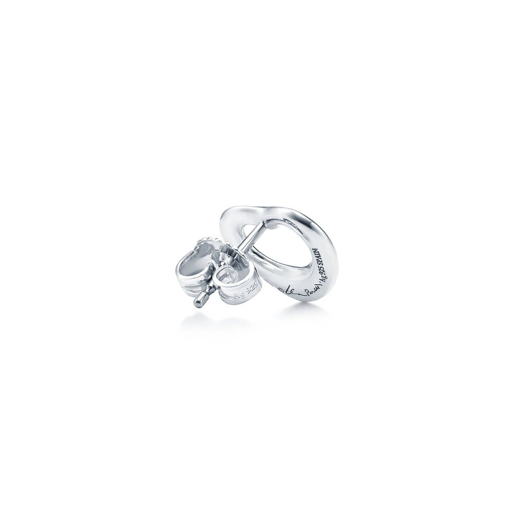 Серьги-гвоздики Open Heart из серебра, 11 мм 4