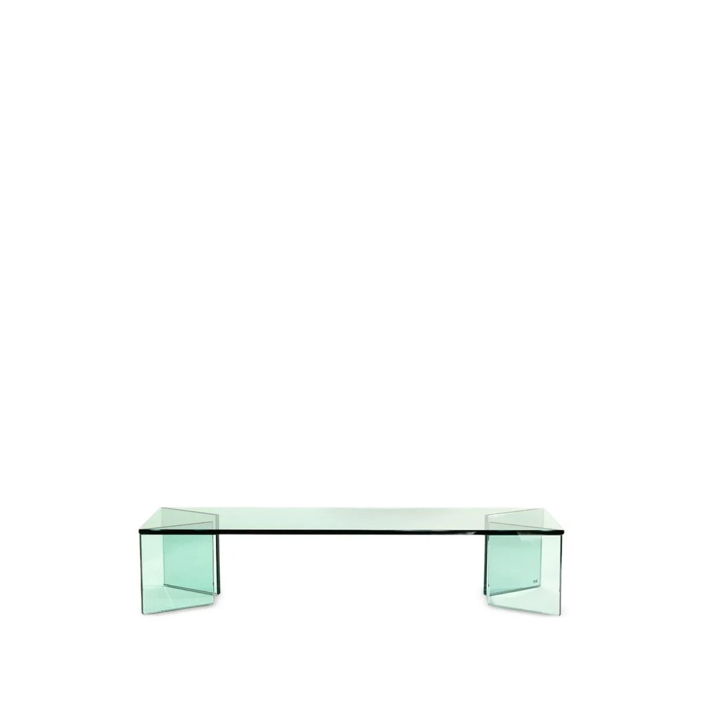 Glass rectangular coffee table 1