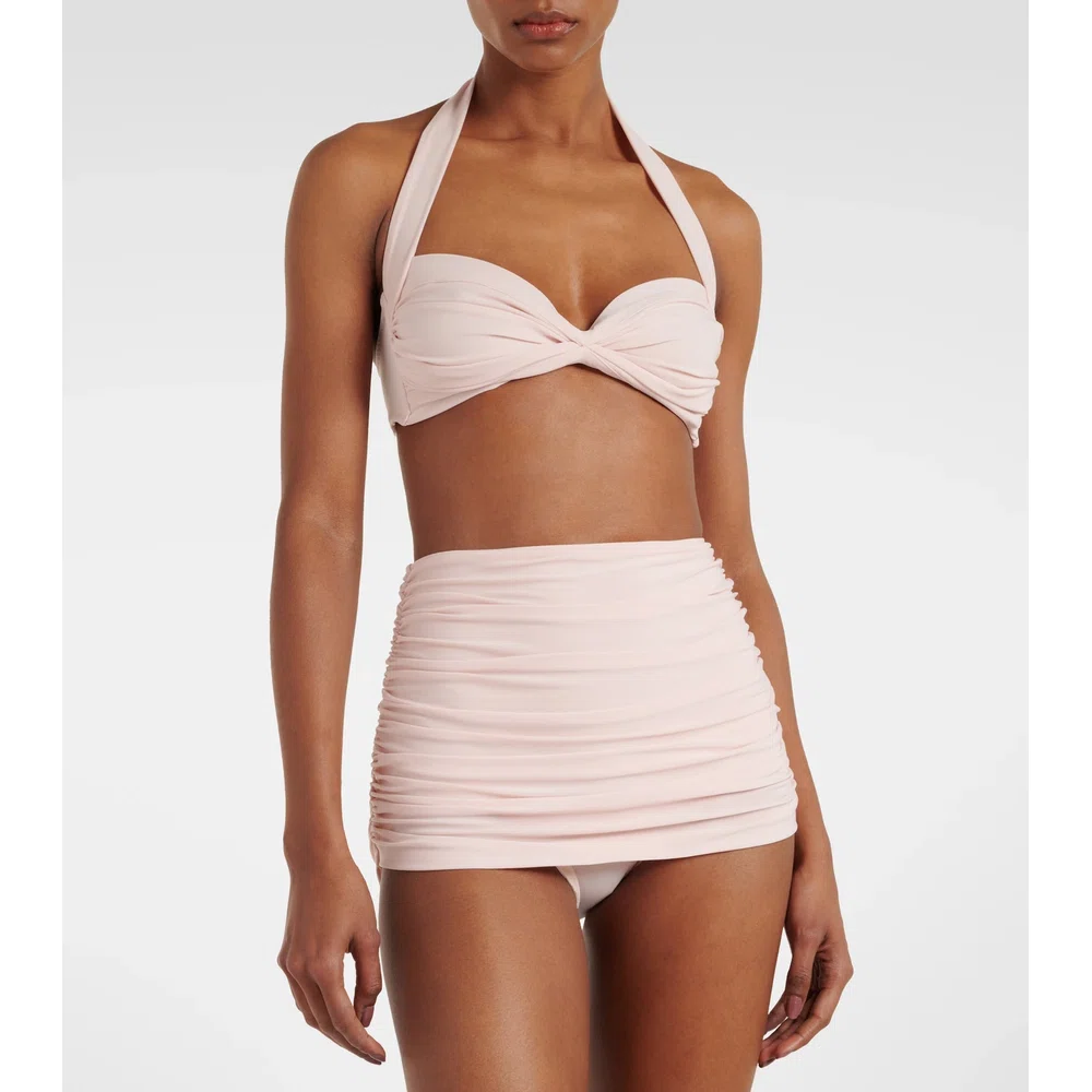 Ruched bikini top 2