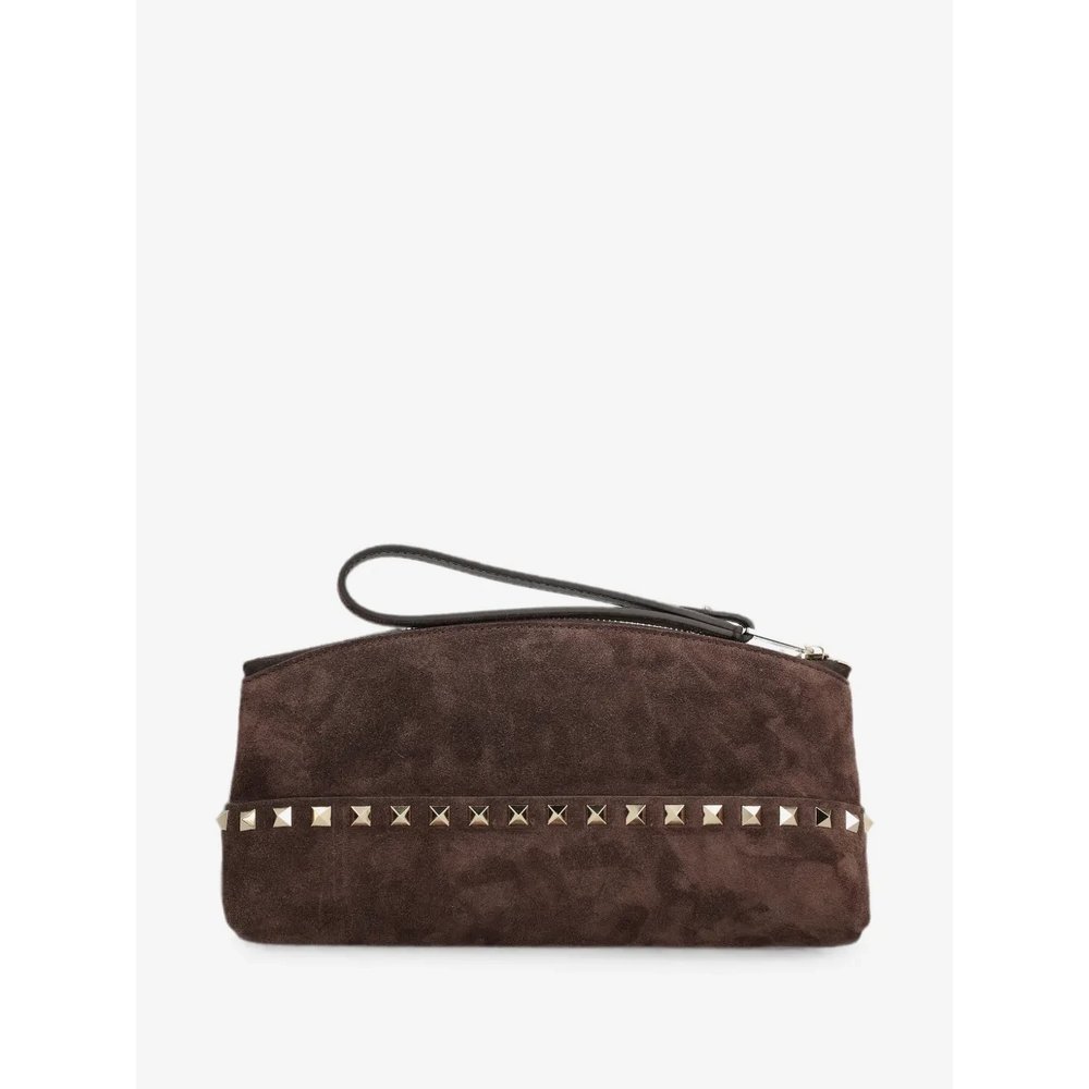 Замшевый клатч Rockstud 2