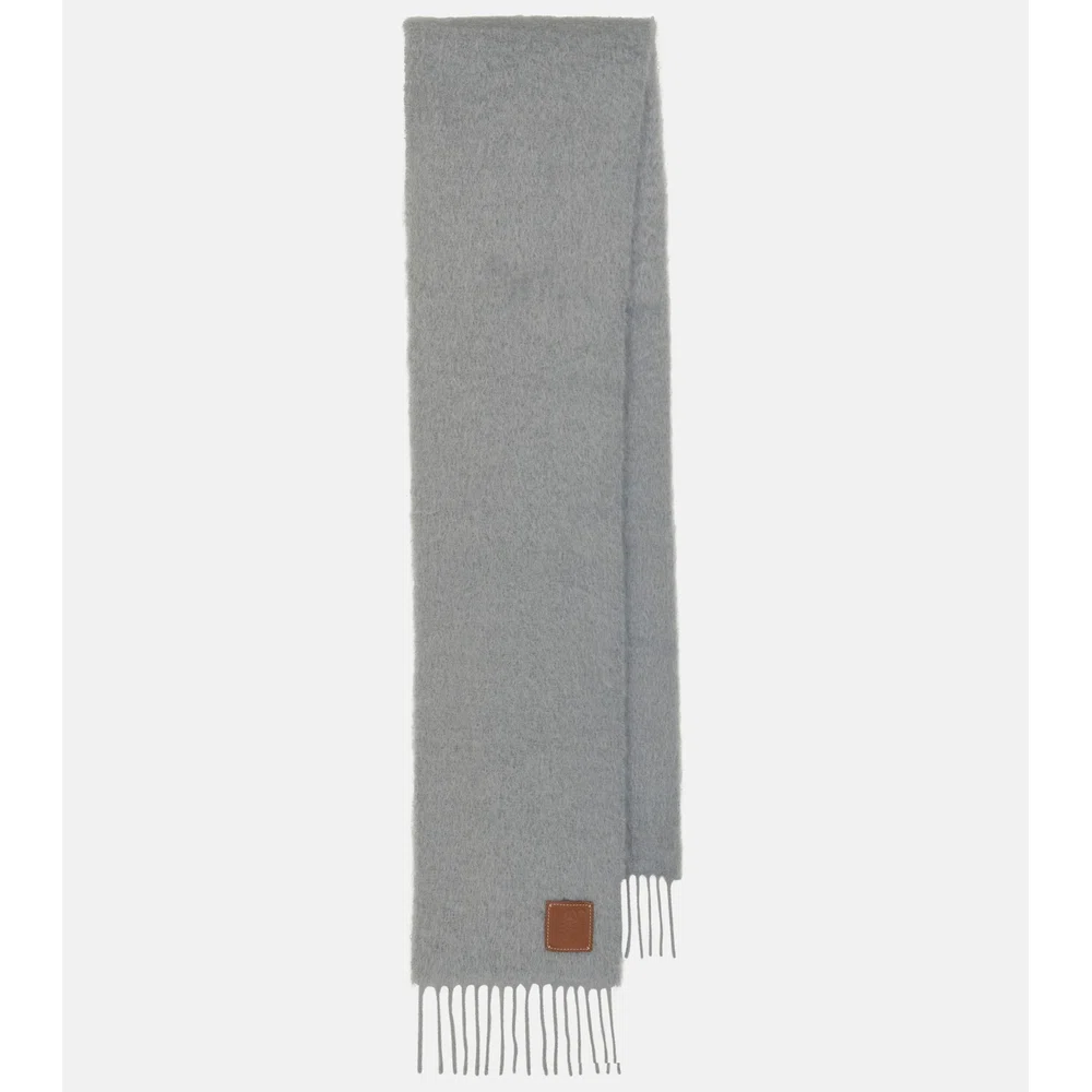 Mohair and wool scarf 1