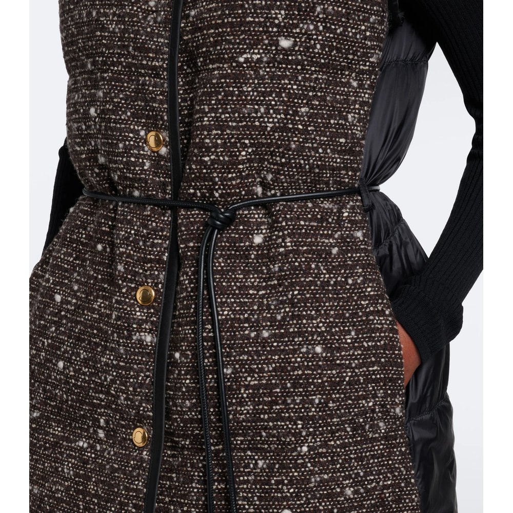 Жилет Moncler Figurative из шерстяной смеси с пуховыми вставками 4