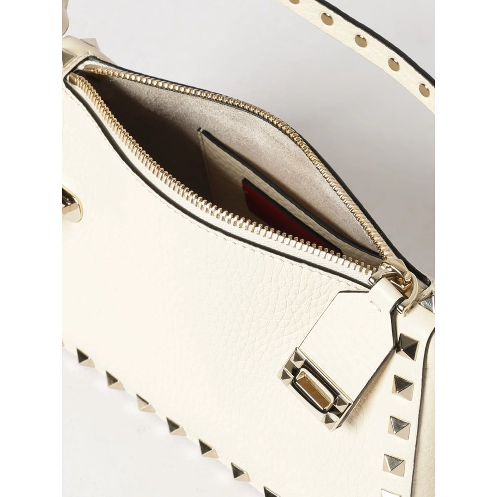 Мини-сумочка Rockstud Valentino Garavani из телячьей кожи с шипами 4