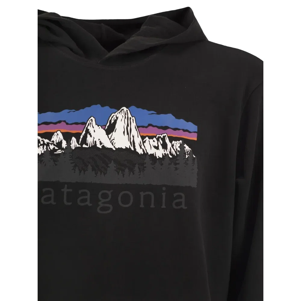 Худи из хлопка Patagonia Fitz Roy Foothills с графическим принтом 4