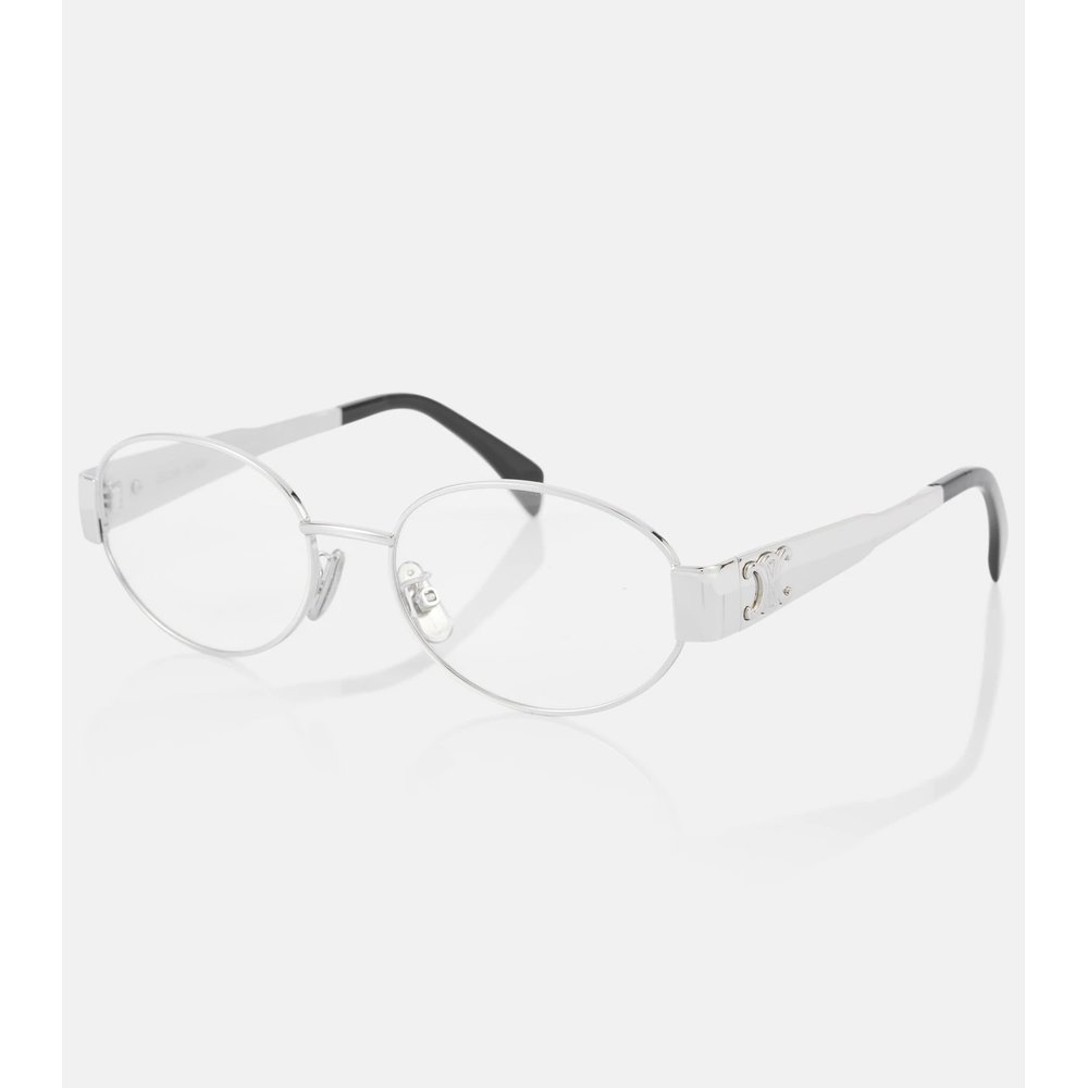 Metal Triomphe round glasses 4