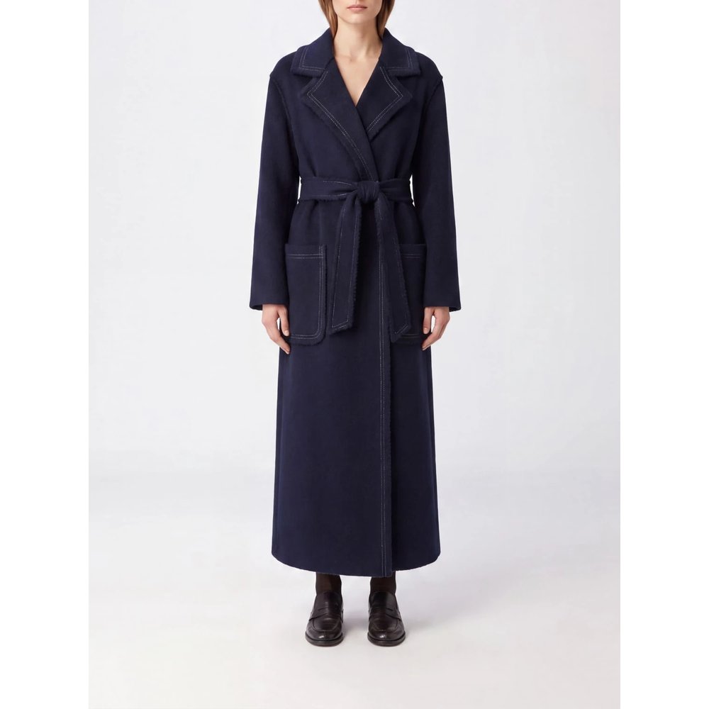 Пальто-халат Jene с поясом Max Mara из шерсти и кашемира 1