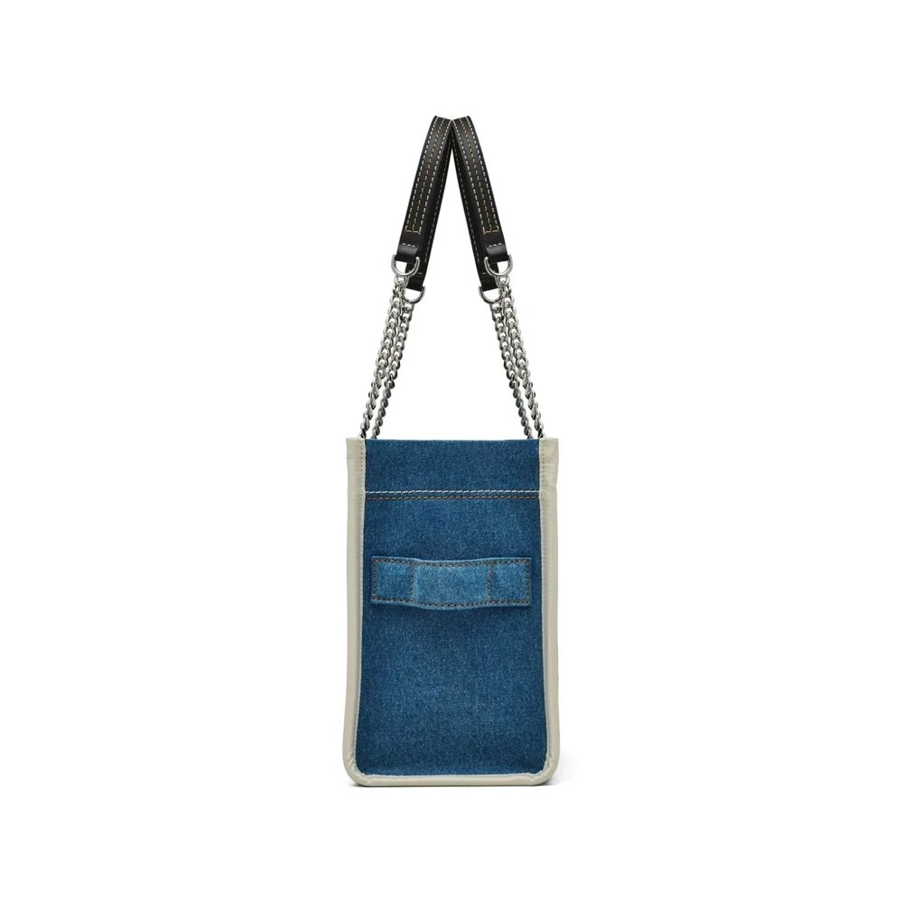 Сумка-тоут The Tote Bag из денима с цепочкой 3