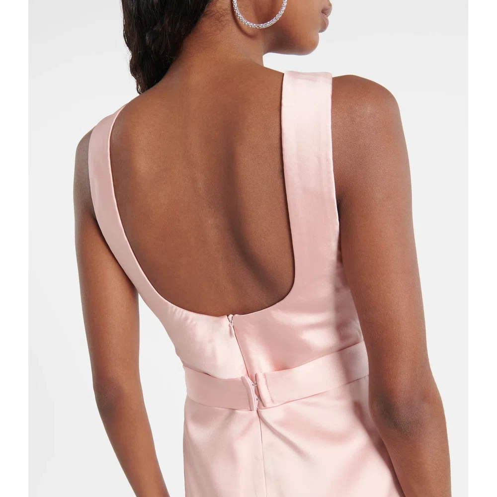 Delphine satin minidress 6