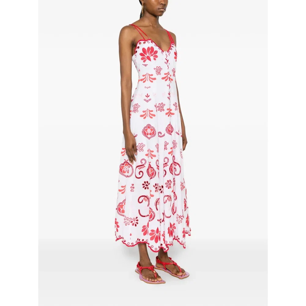 платье макси Lorina с английской вышивкой 3