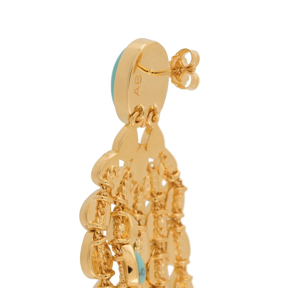 Серьги-клипсы Turquoise Cherokee 4