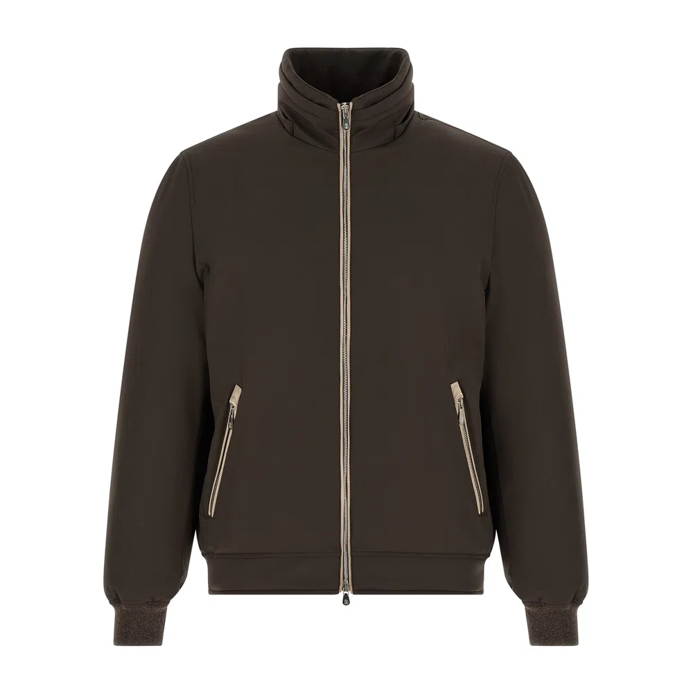 Detachable hood down jacket 2