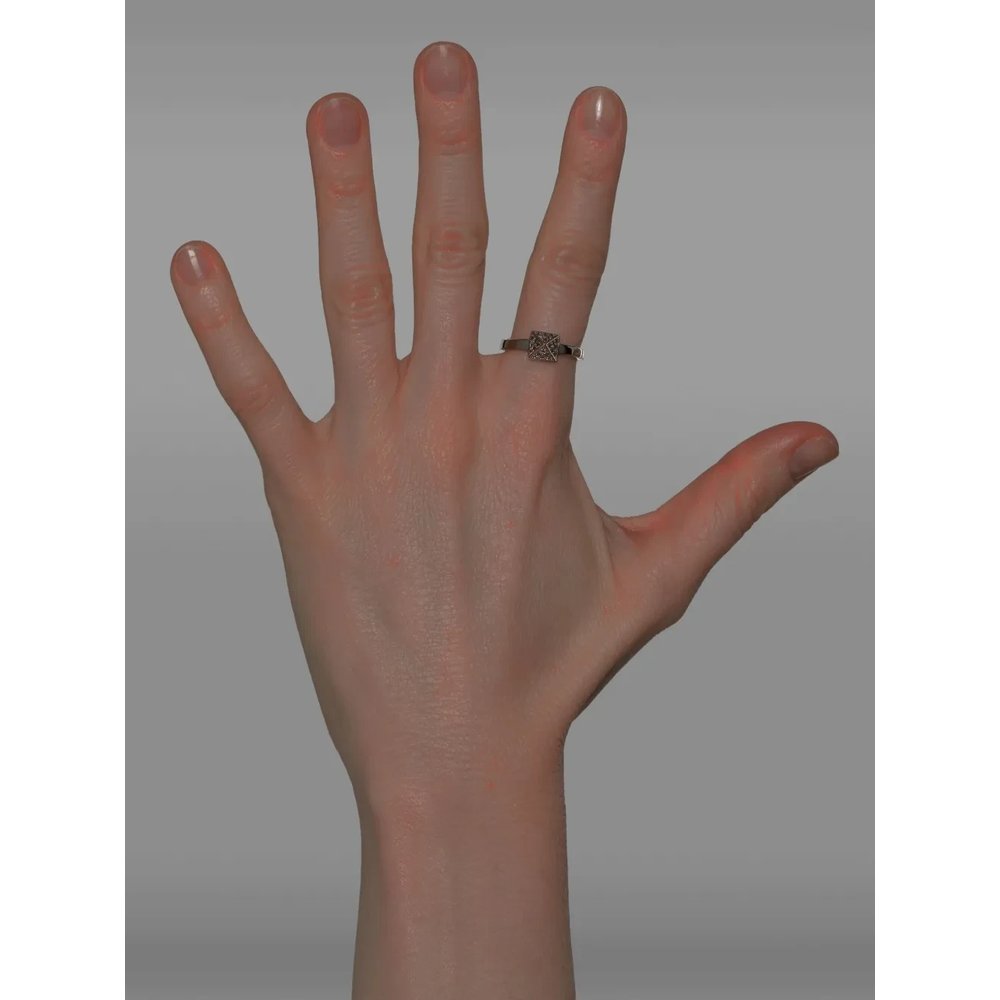 Pavé Pyramid ring 2