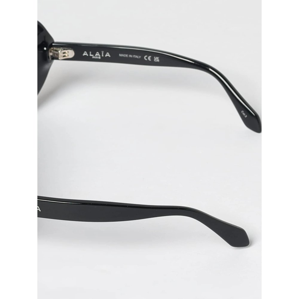 Закругленные солнцезащитные очки-маска из ацетата ALAÏA 3