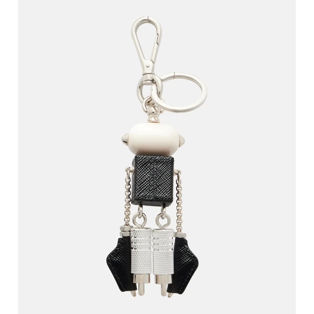 Leather bag charm 4