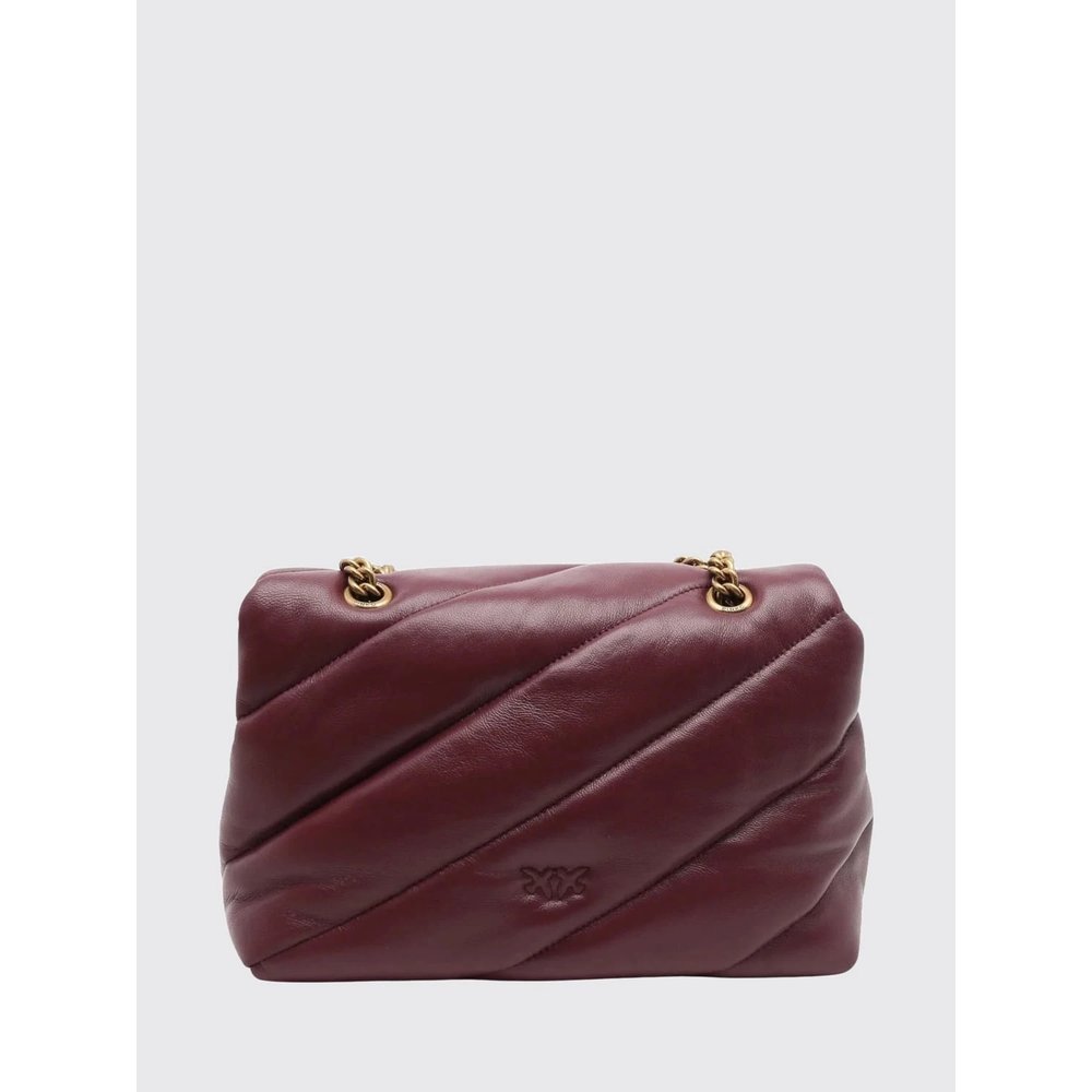 Сумка на плечо Classic Love Bag Puff Pinko из стеганой наппы с пряжкой-логотипом 2