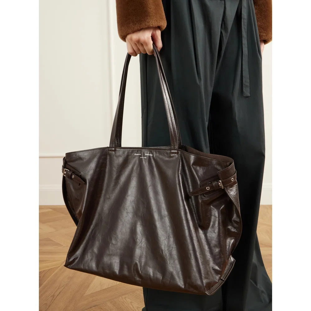 Сумка-тоут Days Carryall из мятой кожи с ремешком 2