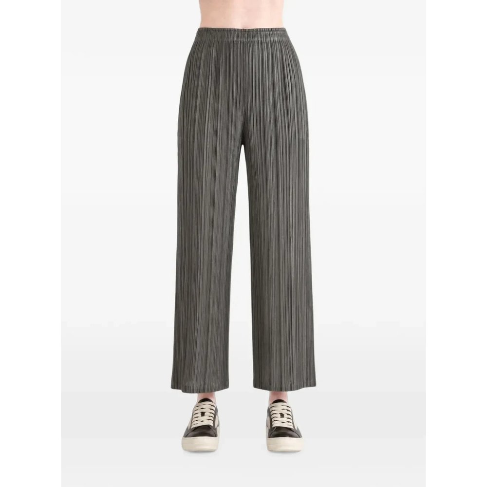 Плиссированные брюки прямого кроя Pleats Please Issey Miyake 2