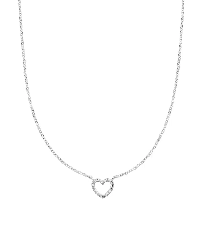 Колье Heart из белого золота с бриллиантами