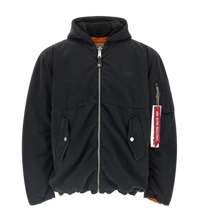 Двусторонняя бомбер-куртка Alpha Industries x Purple