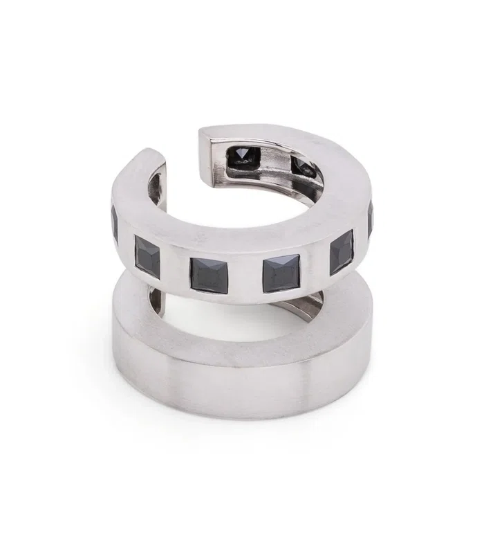 Серьги-каффы Arch Zirconia Double