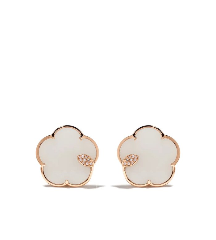 Серьги Bon Ton из розового золота с бриллиантами