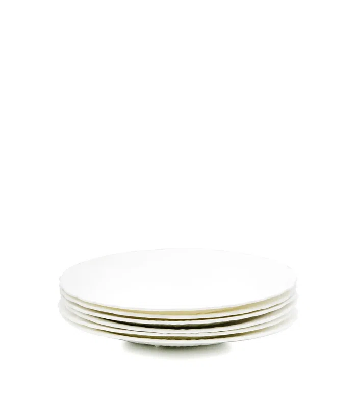 Leaves plates (set of six)