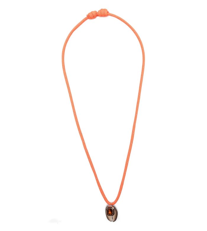 Золотое колье Cowry с цитрином