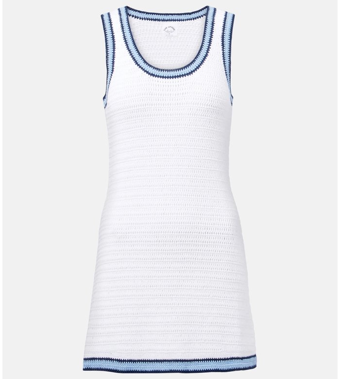 Elsa crochet cotton minidress