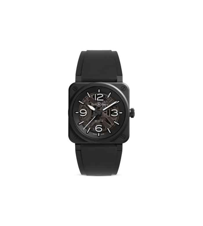 Наручные часы BR-03 Skeleton Black Ceramic 41 мм