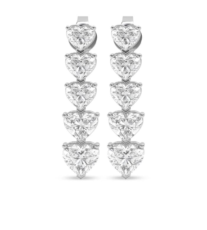 Серьги Cara из белого золота с бриллиантами