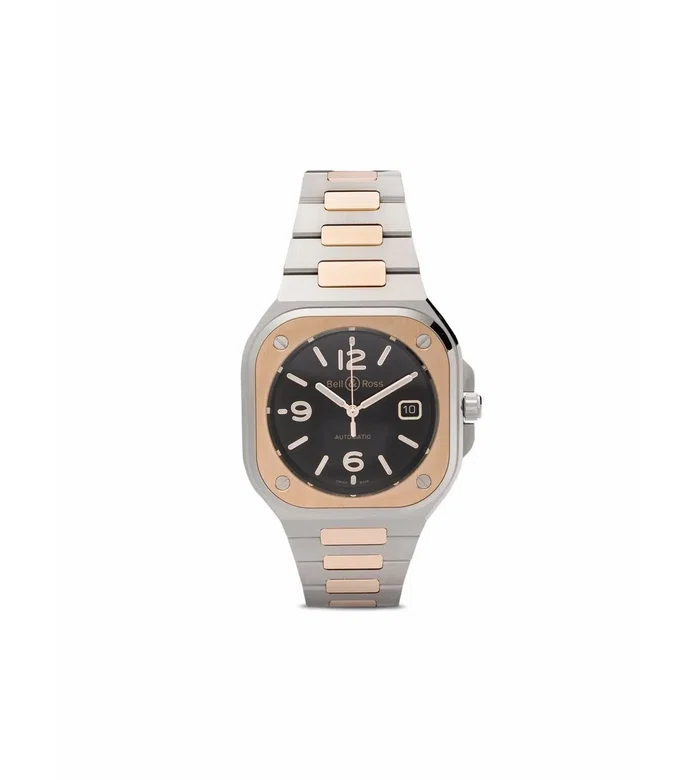 Наручные часы BR 05 Black Steel & Gold 40 мм